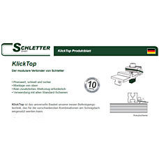 Produktblatt KlickTop Produktblatt KlickTop