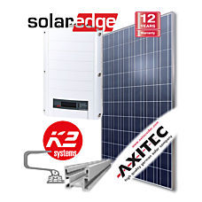 Photovoltaik Komplettanlage 2.12 kWp Solaredge Wechselrichter