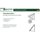 Produktblatt Fassadenstuetze