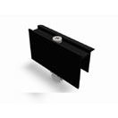Endklemme Rapid2+ H 50mm schwarz eloxiert