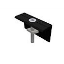 Endklemme Plandach 5 Rahmen 38mm schwarz eloxiert