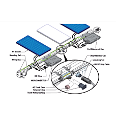 Letrika 1x AC trunk Kabel, 3 polig, Kable 2PFG 1940 4MM²*3C, Länge 1.05m
