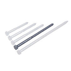 Schraube 8x150 6Kant Holz DIN571 St verz