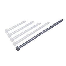 Schraube 8x200 6Kant Holz DIN571 St verz