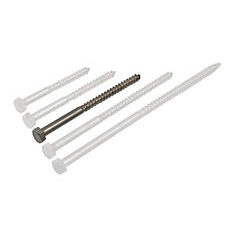 Schraube 8x120 6kant Holz DIN571 A2