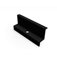 Endklemme 42mm schwarz eloxiert