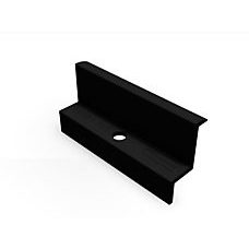 Endklemme 45mm schwarz eloxiert
