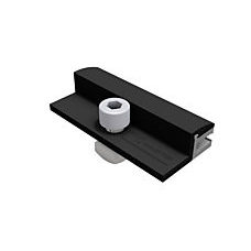 Endklemme Eco4 Laminat 4mm Set schwarz eloxiert