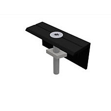 Endklemme Plandach 5 Rahmen 32mm schwarz eloxiert