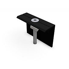 Endklemme Plandach 5 Rahmen 50mm schwarz eloxiert