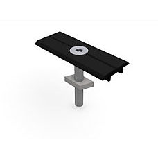 Mittelklemme Plandach5 Rah. b. 40mm schwarz eloxiert